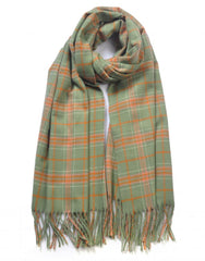 Clean Check Pattern Premium Winter Scarf