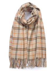 Clean Check Pattern Premium Winter Scarf